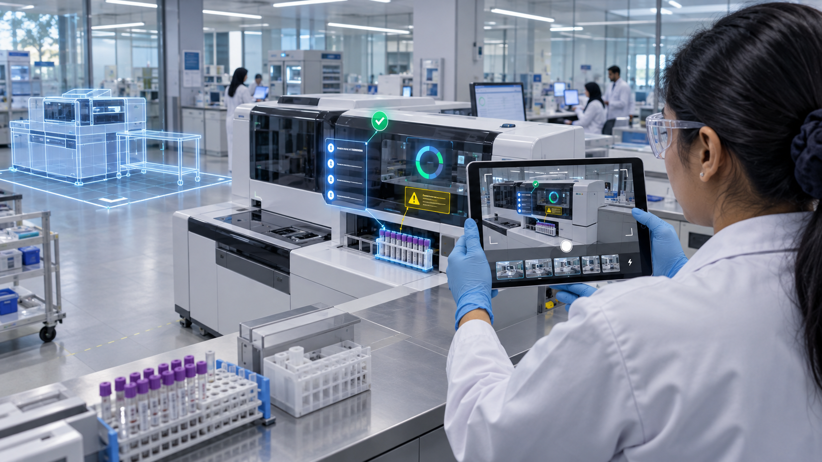 Lab AR augmented reality for hospital laboratories